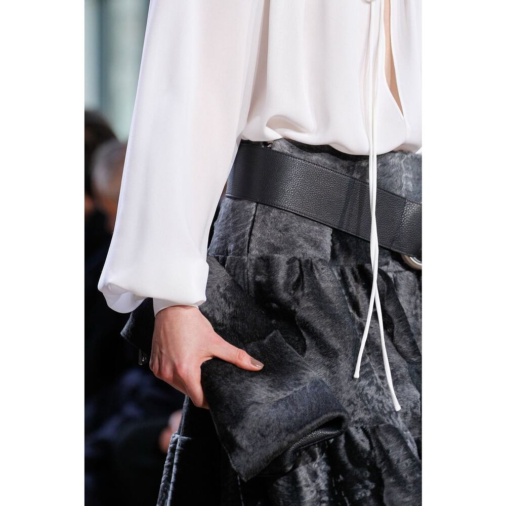 Runway 2014 Calf Hair Animal Fur Foldover Clutch